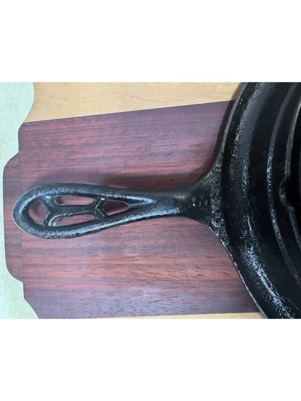 Vtg Griswold No.8 Waffle Maker Cast Iron 1908 Co American Low Base 975,976,977